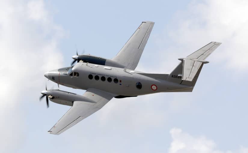 Beechcraft B200 King Air - for ISR mission Intelligence, Surveillance, Reconnaissance